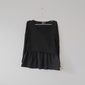 Black Long sleeve top  GAP